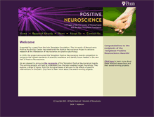 Tablet Screenshot of posneuroscience.org